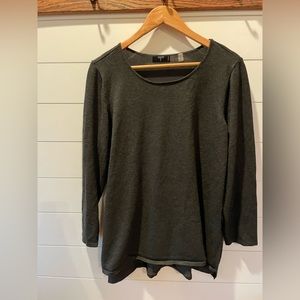 Tahari Dark Gray Loose fitting Sweater Size 1X